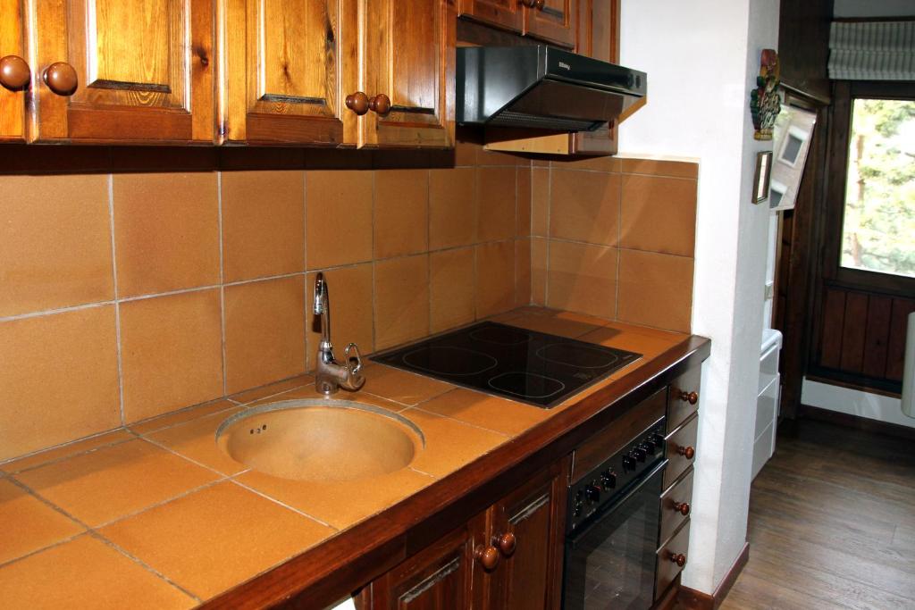 Encimera y placa de cocina · Apartamento Cap d’Aran, Baqueira