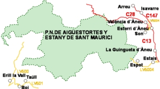 Acceso al Parque Nacional de Aigüestortes y al lago de Sant Maurici