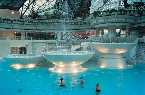 Andorre. Le centre thermal Caldea