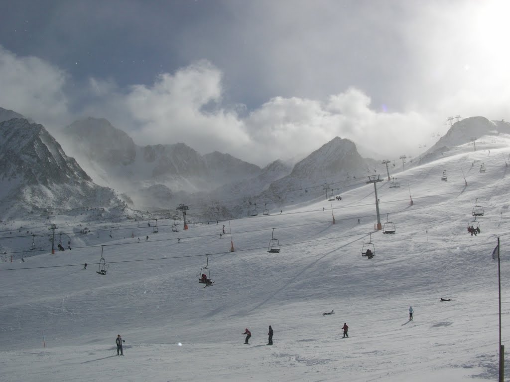 Pas de la Casa. The largest ski resort in the Pyrenees