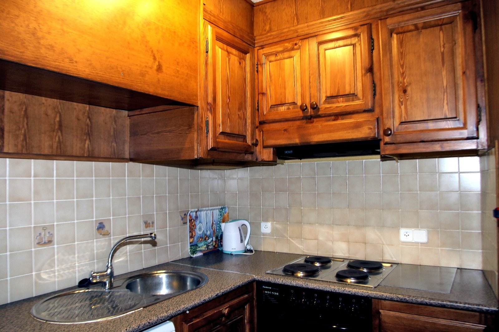 Cocina equipada · Apartamento en Unha
